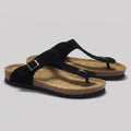 Byron | Men’s Toe Post Adjustable Buckle Cork Slippers