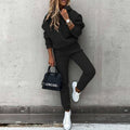 Calista | Women’s Slim Fit Sweatshirt and Sweatpants Two Piece Set