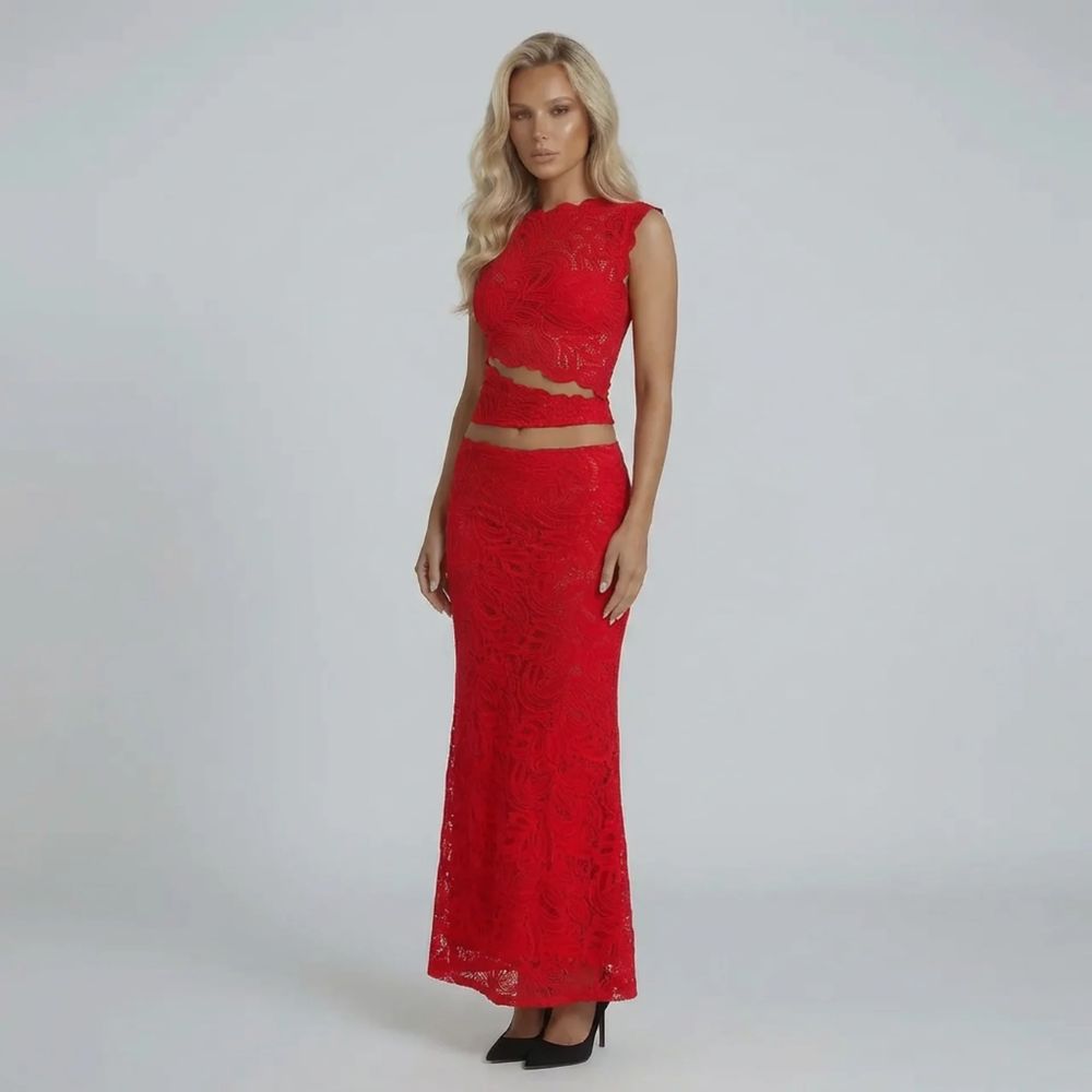 Carla | Women’s Sleeveless Slim Fit Two Piece Set