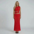 Carla | Women’s Sleeveless Slim Fit Two Piece Set