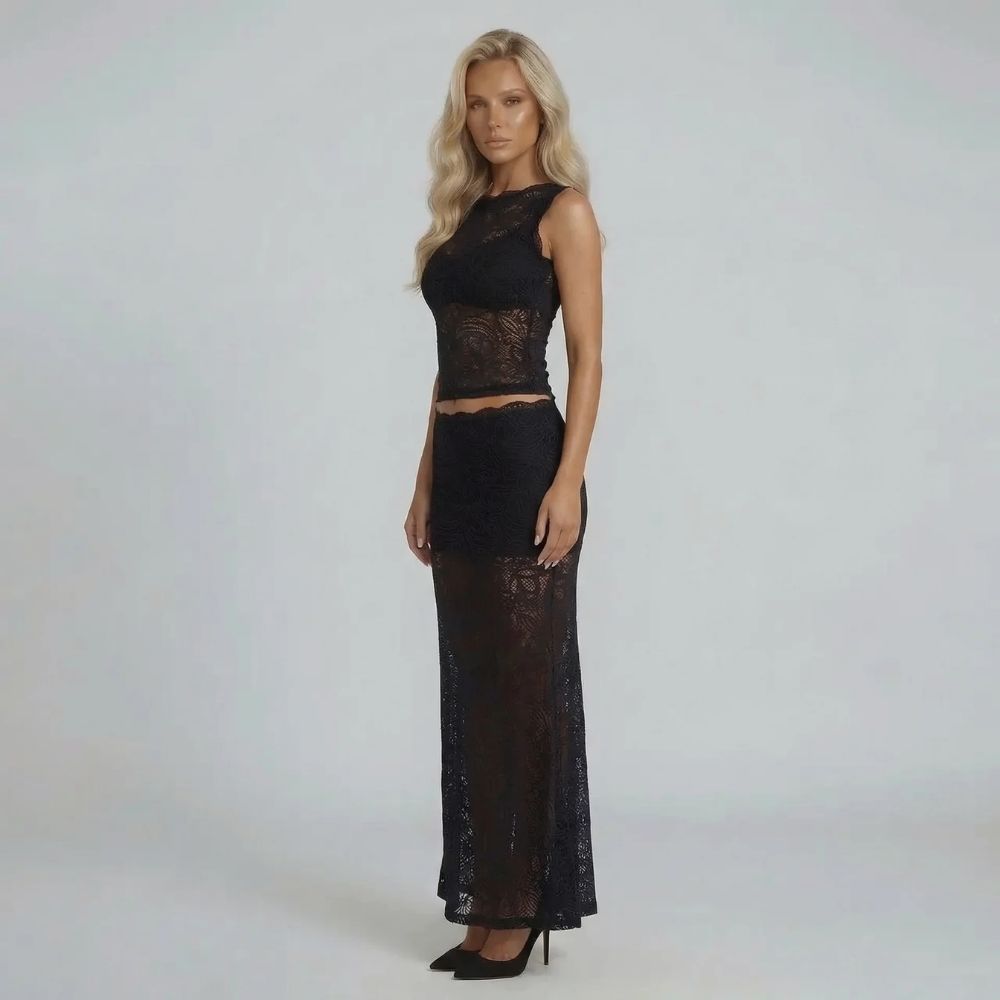 Carla | Women’s Sleeveless Slim Fit Two Piece Set