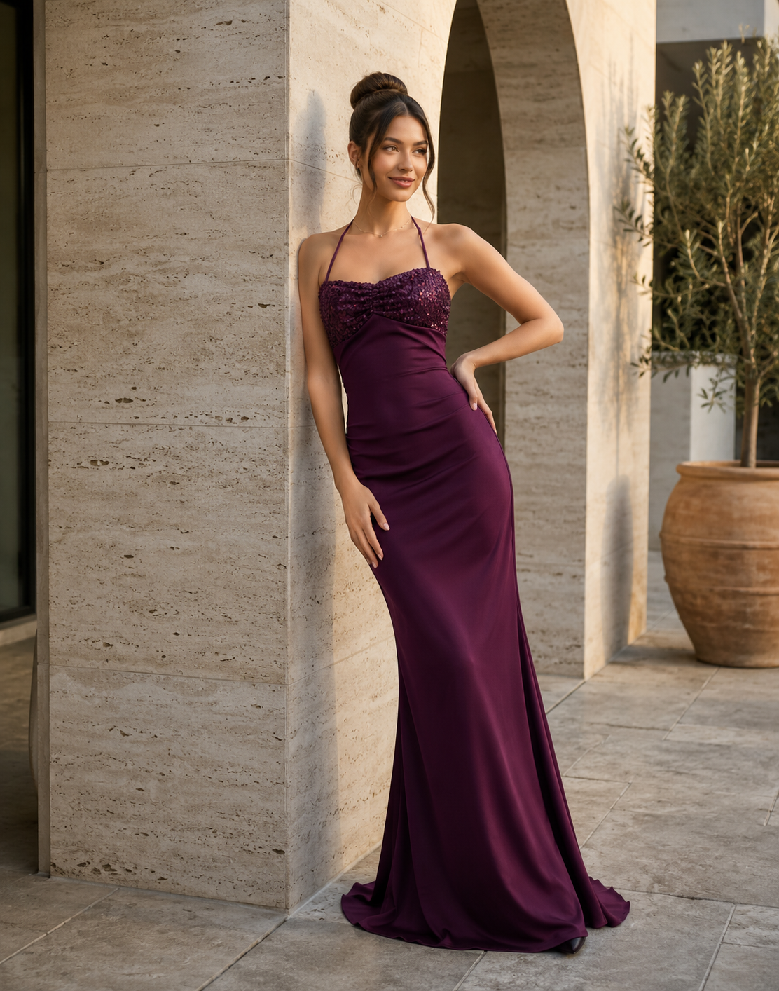 Carlee | Women’s Backless Sleeveless Wedding Guest Dress
