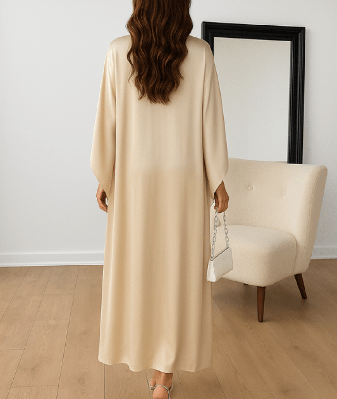 Carlyne | Women’s Boat Neck Draped Maxi Dress