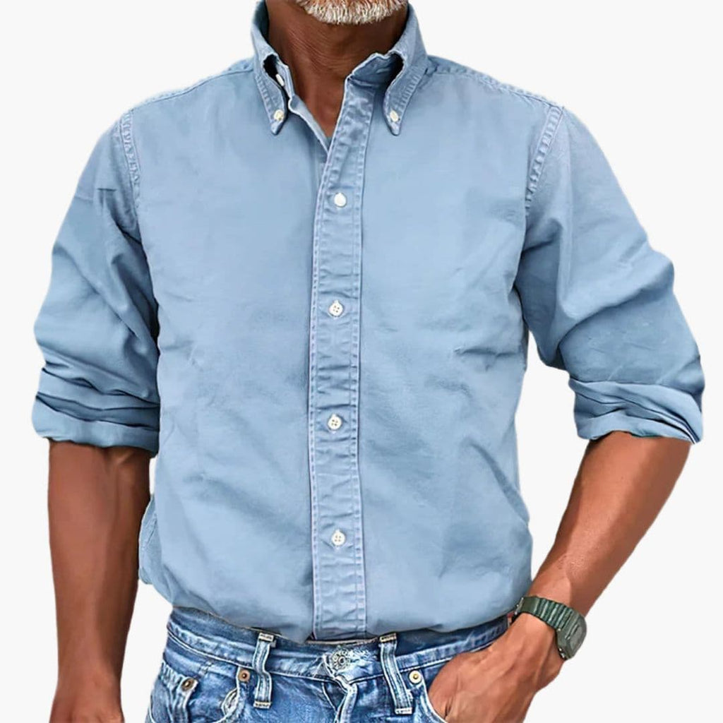 Carter | Men’s Long Sleeve Button Down Collar Shirt