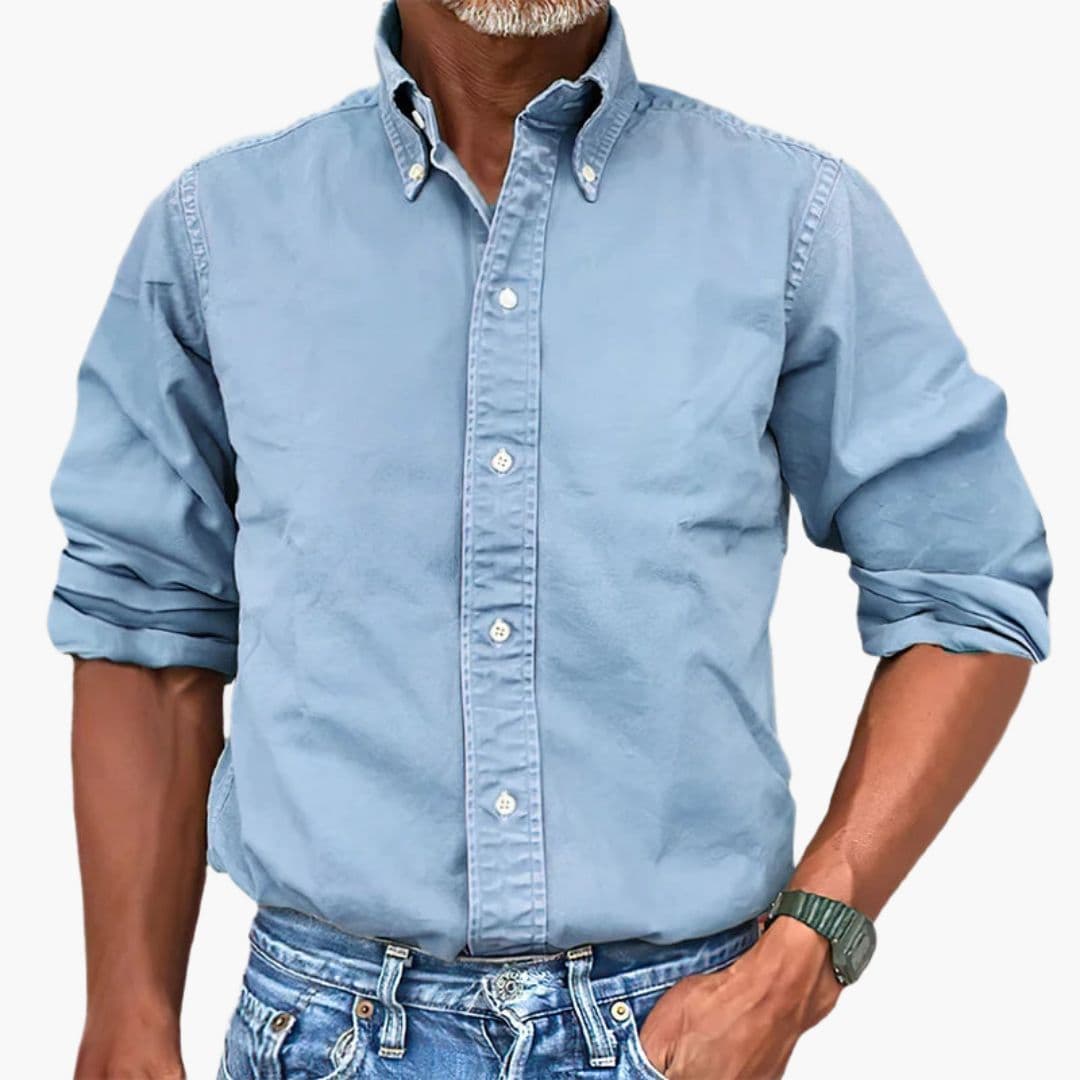 Carter | Men’s Long Sleeve Button Down Collar Shirt