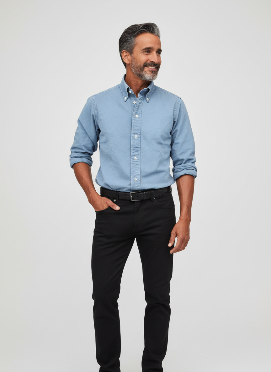 Carter | Men’s Long Sleeve Button Down Collar Shirt