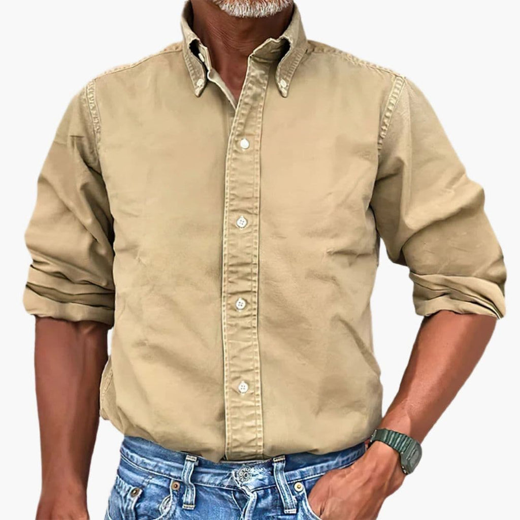 Carter | Men’s Long Sleeve Button Down Collar Shirt