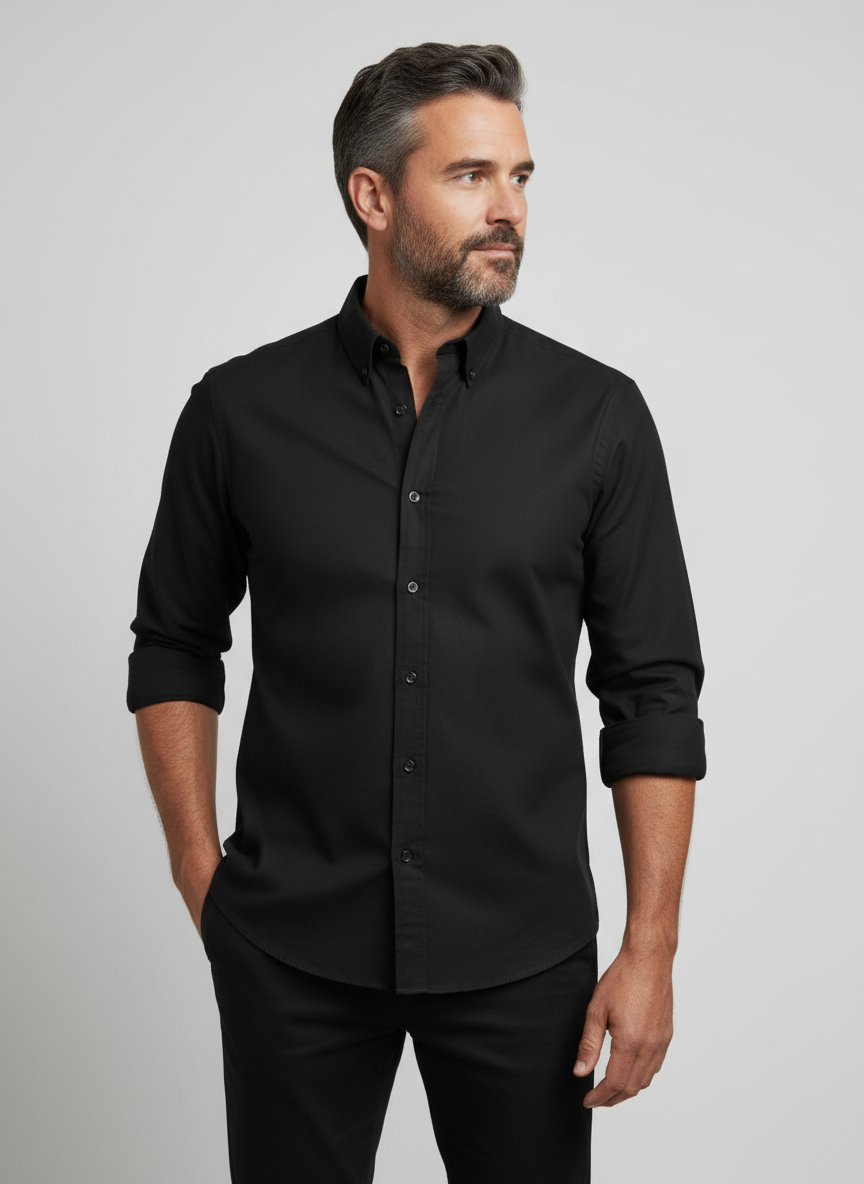 Carter | Men’s Long Sleeve Button Down Collar Shirt