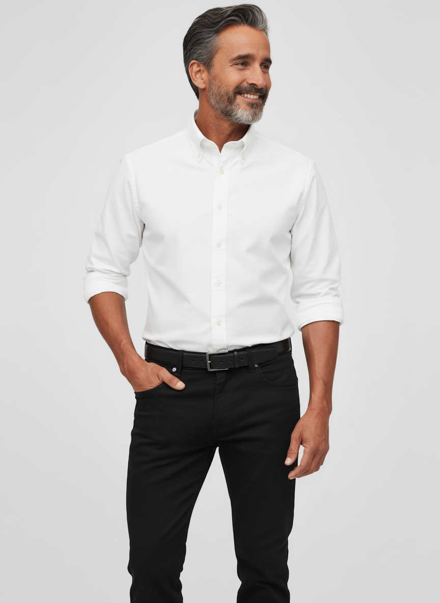 Carter | Men’s Long Sleeve Button Down Collar Shirt