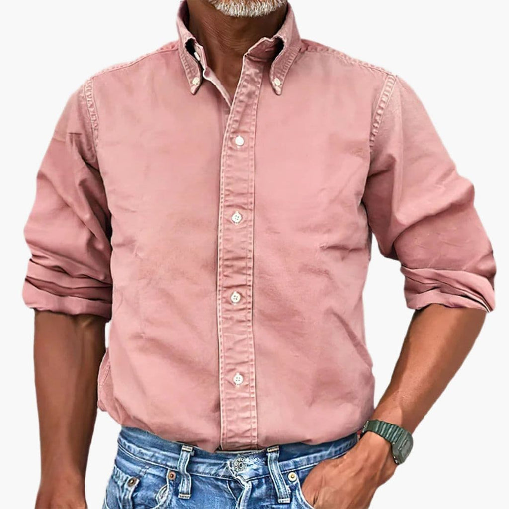 Carter | Men’s Long Sleeve Button Down Collar Shirt