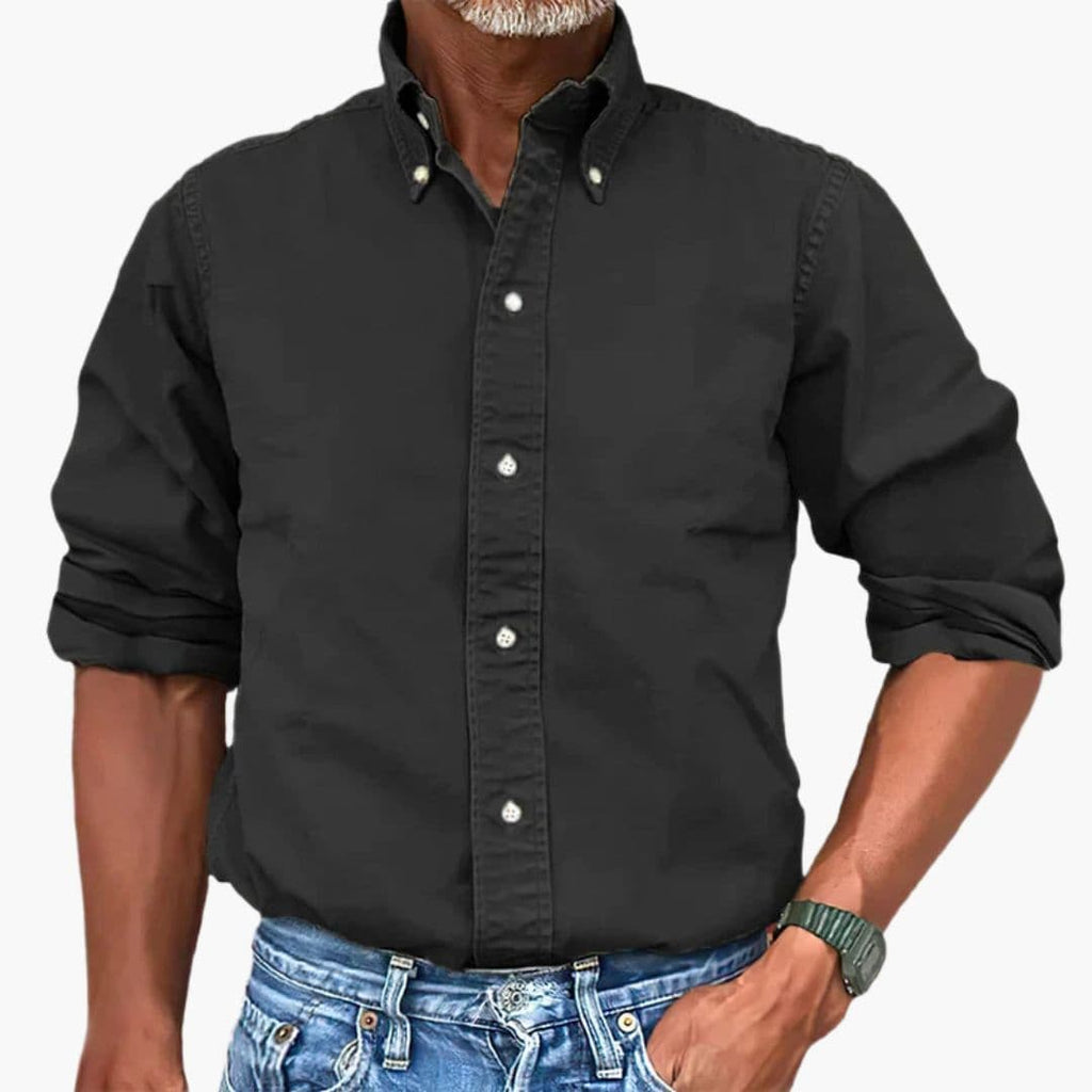 Carter | Men’s Long Sleeve Button Down Collar Shirt