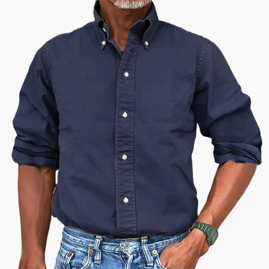 Carter | Men’s Long Sleeve Button Down Collar Shirt
