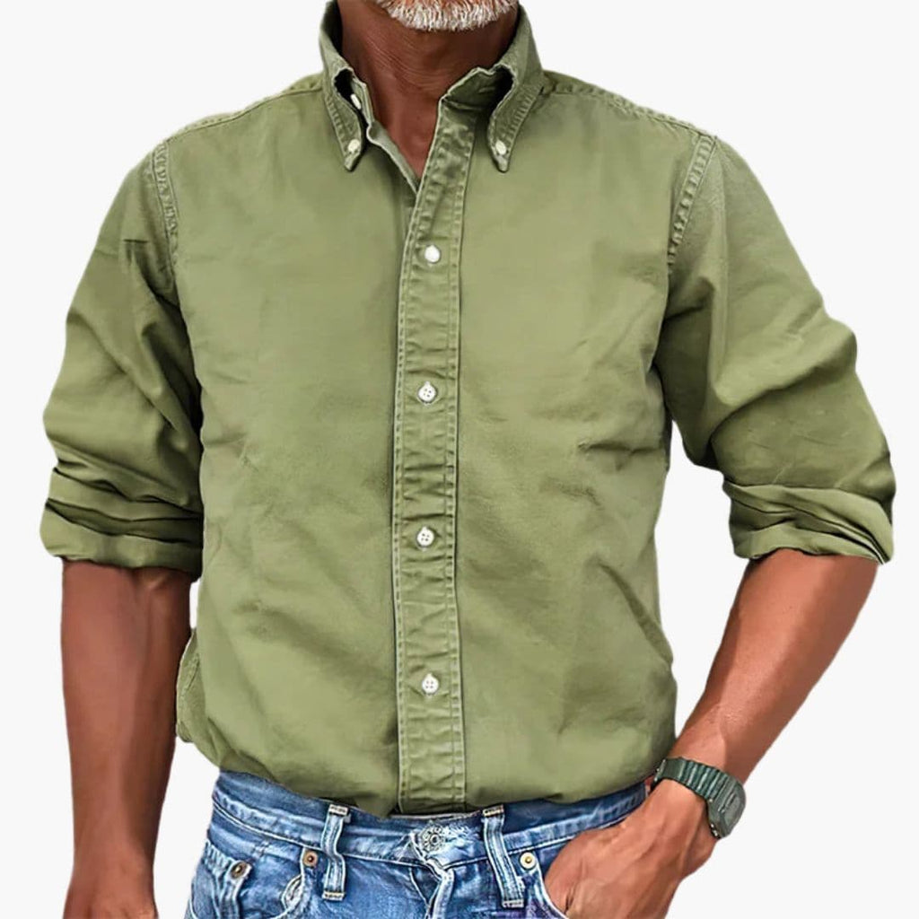 Carter | Men’s Long Sleeve Button Down Collar Shirt