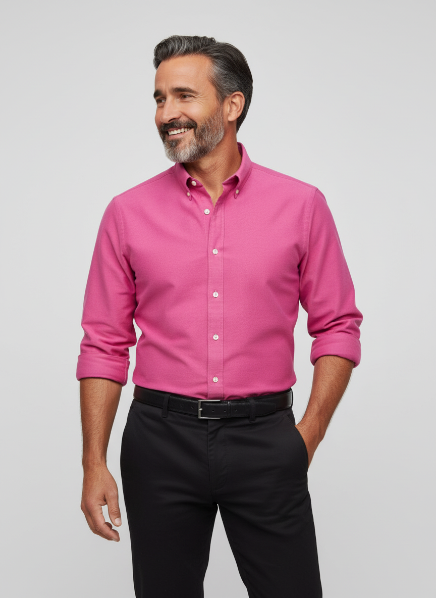 Carter | Men’s Long Sleeve Button Down Collar Shirt