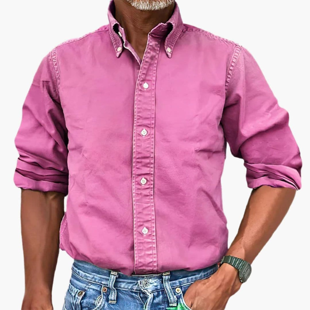 Carter | Men’s Long Sleeve Button Down Collar Shirt
