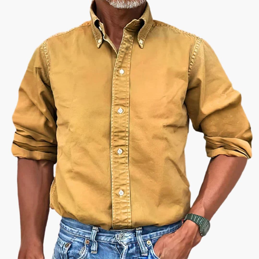 Carter | Men’s Long Sleeve Button Down Collar Shirt