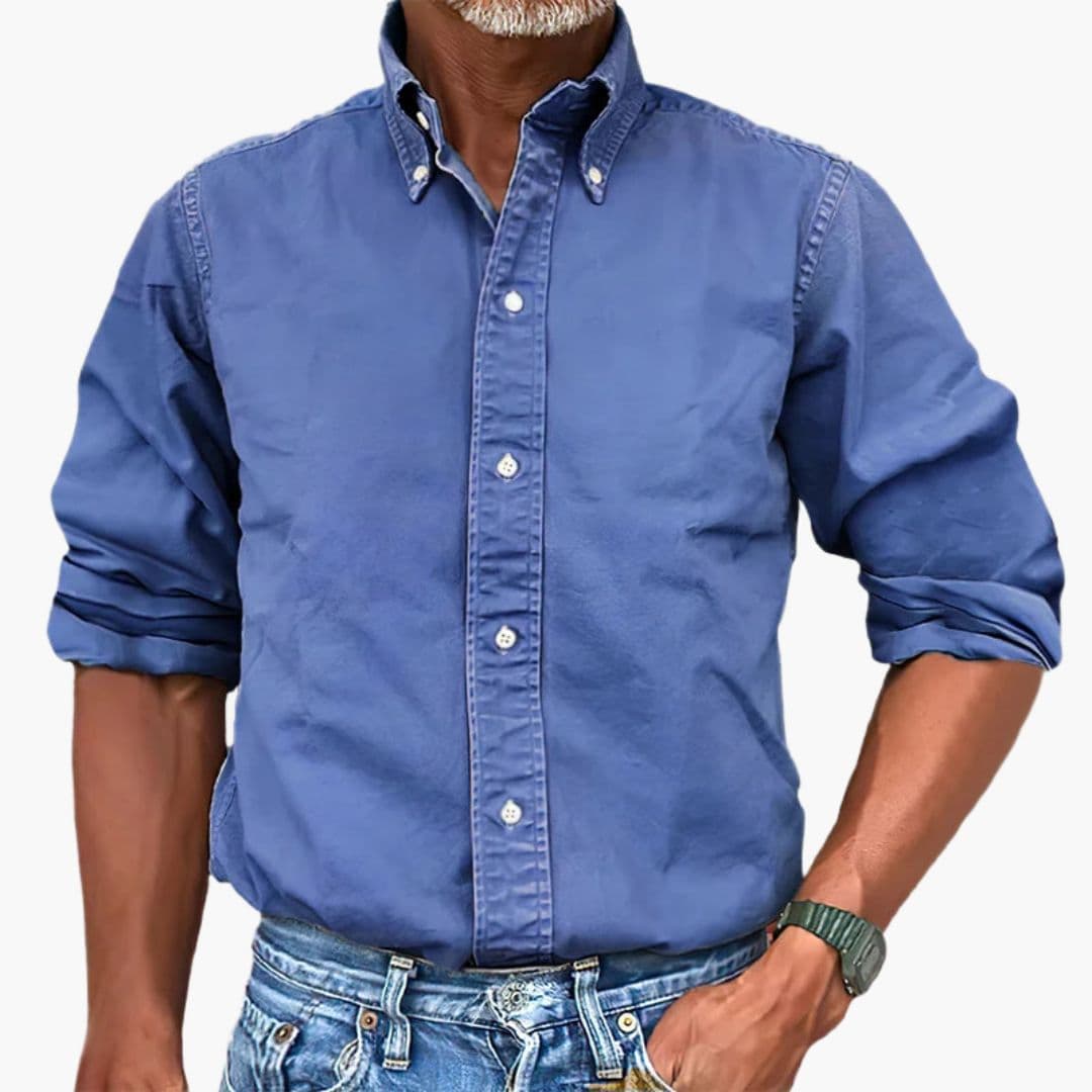 Carter | Men’s Long Sleeve Button Down Collar Shirt