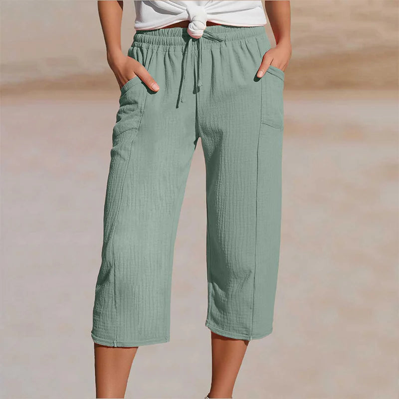 Cataleya | Women’s Straight Leg Drawstring Summer Pants