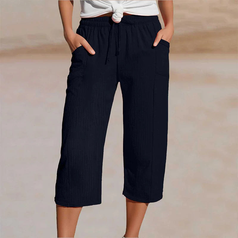 Cataleya | Women’s Straight Leg Drawstring Summer Pants