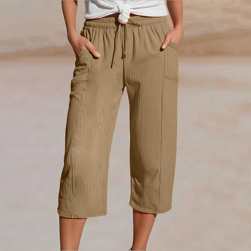 Cataleya | Women’s Straight Leg Drawstring Summer Pants