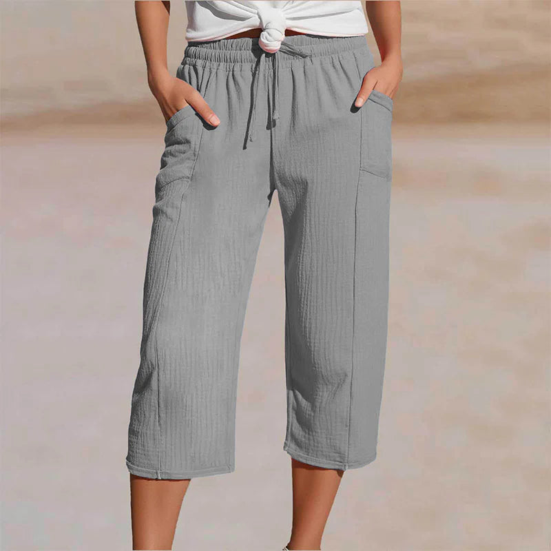 Cataleya | Women’s Straight Leg Drawstring Summer Pants