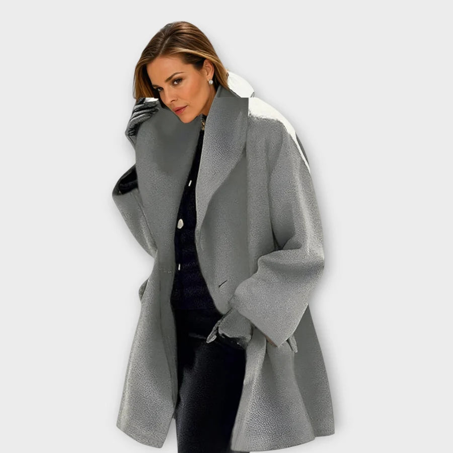 Celestina | Women’s Oversized Long Sleeve Winter Trench Coat