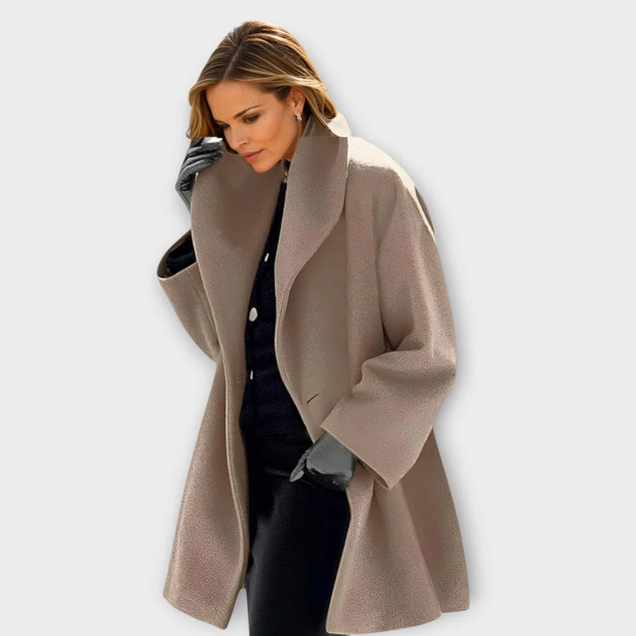 Celestina | Women’s Oversized Long Sleeve Winter Trench Coat