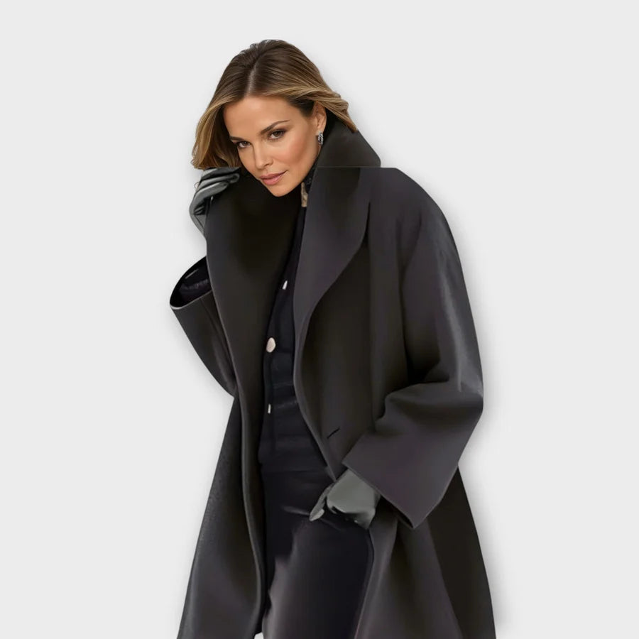 Celestina | Women’s Oversized Long Sleeve Winter Trench Coat