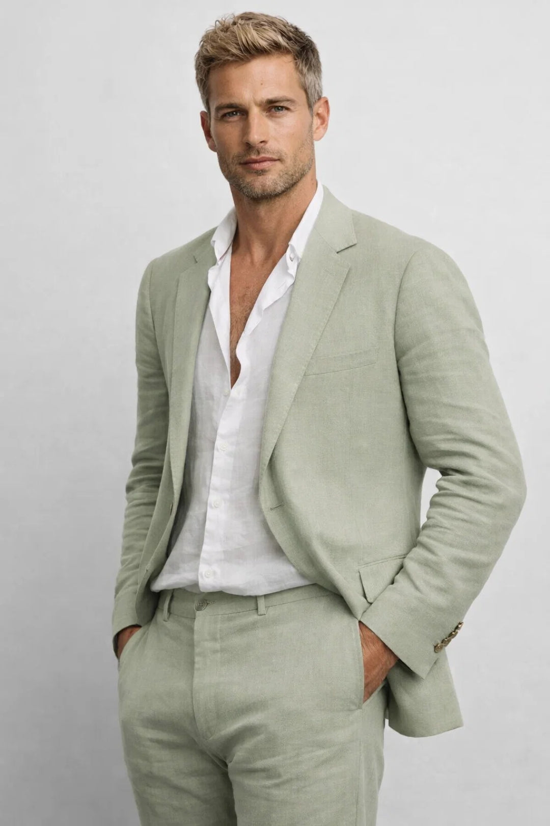 Chance | Men's Single Breasted Notched Lapel Two Piece Set