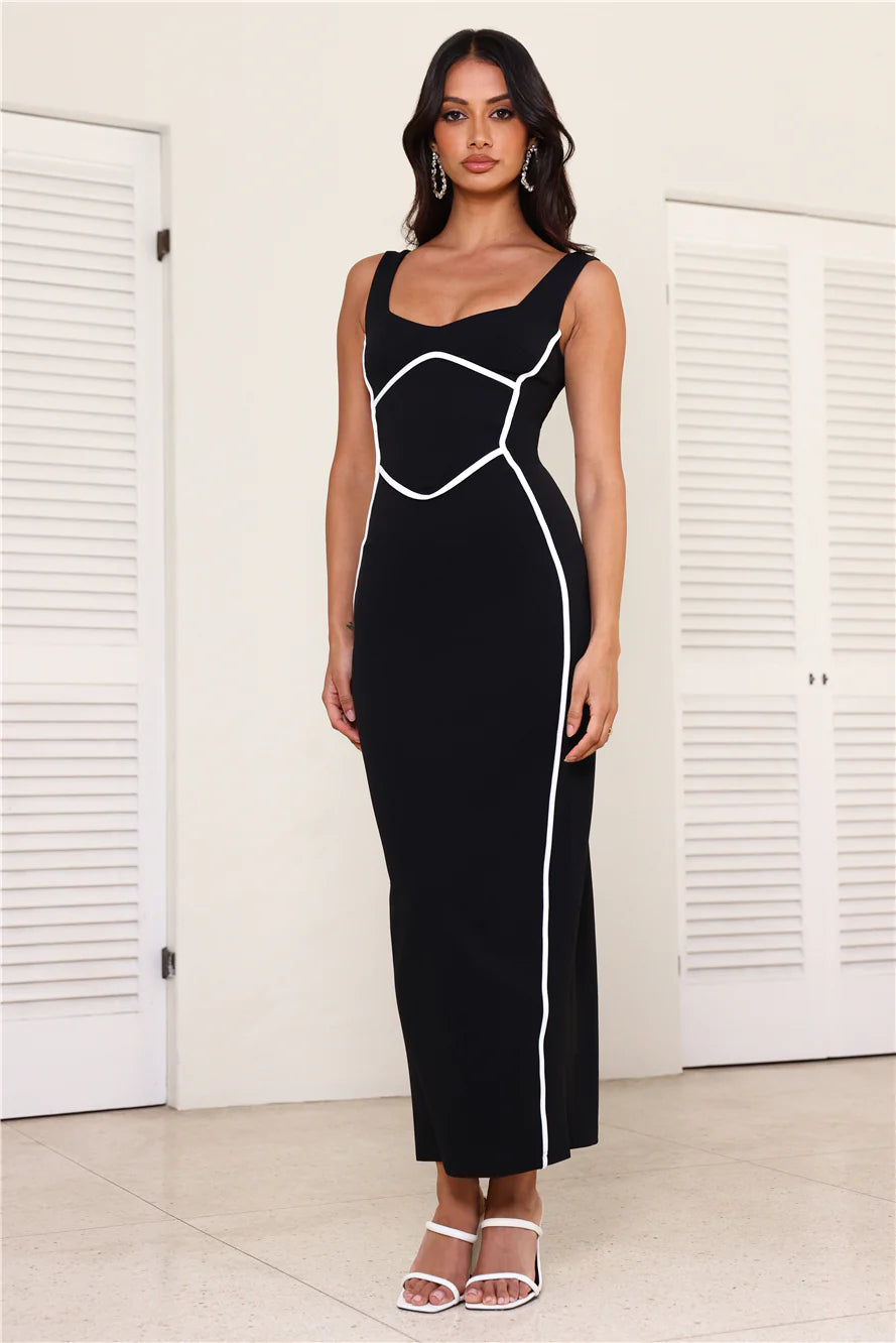 Chanelle | Women's Sleeveless Bodycon Strappy Wedding Guest Dress