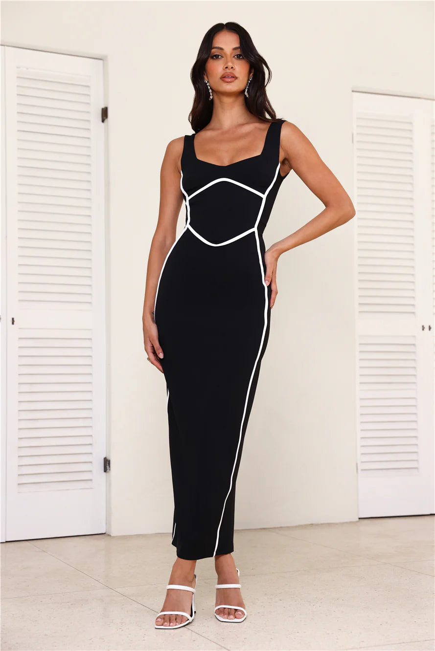 Chanelle | Women's Sleeveless Bodycon Strappy Wedding Guest Dress