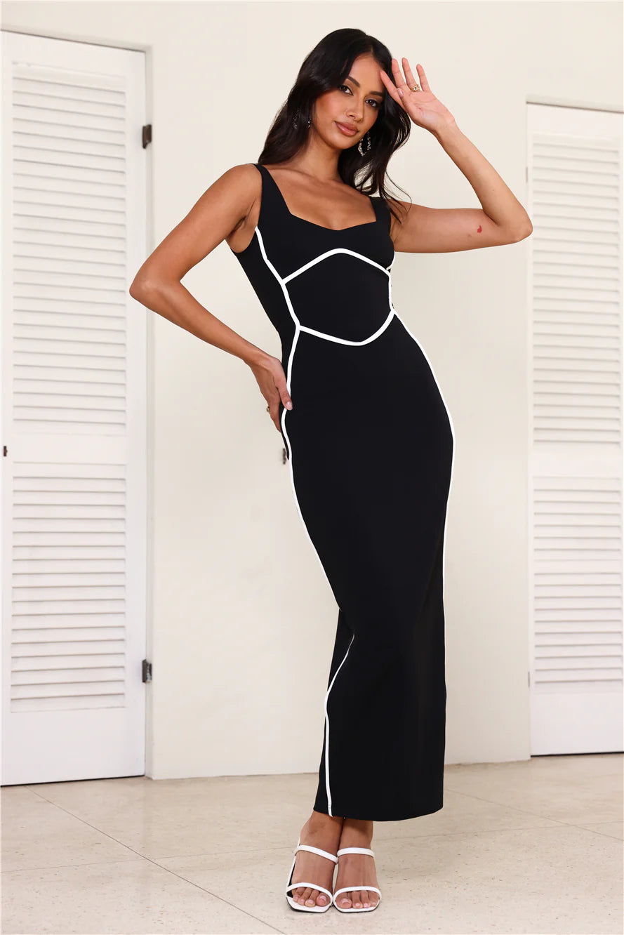 Chanelle | Women's Sleeveless Bodycon Strappy Wedding Guest Dress