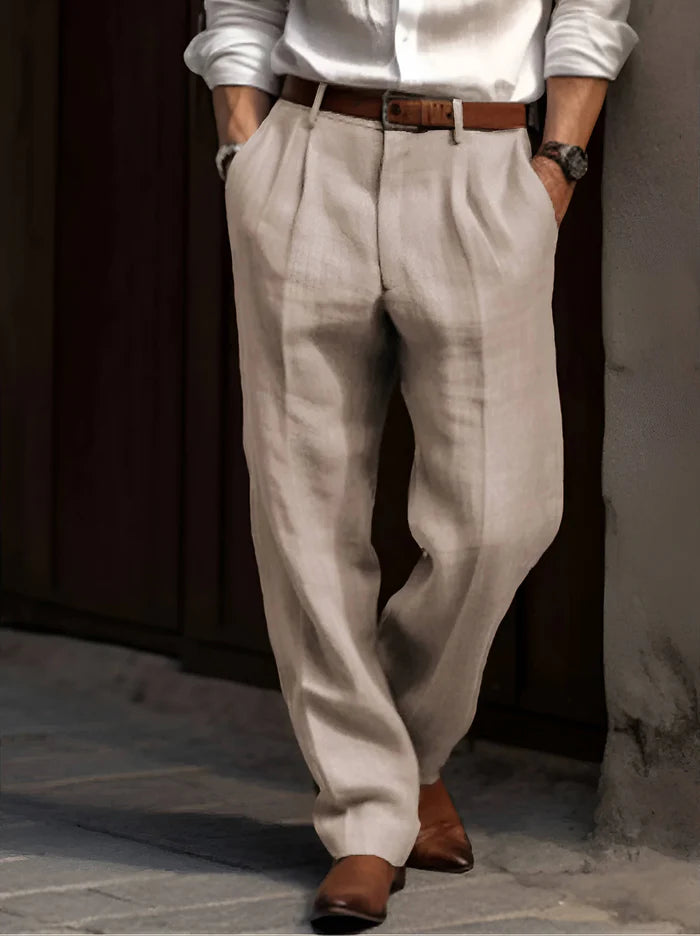 Channing | Men's Straight Leg Front Pleat Dress Pants