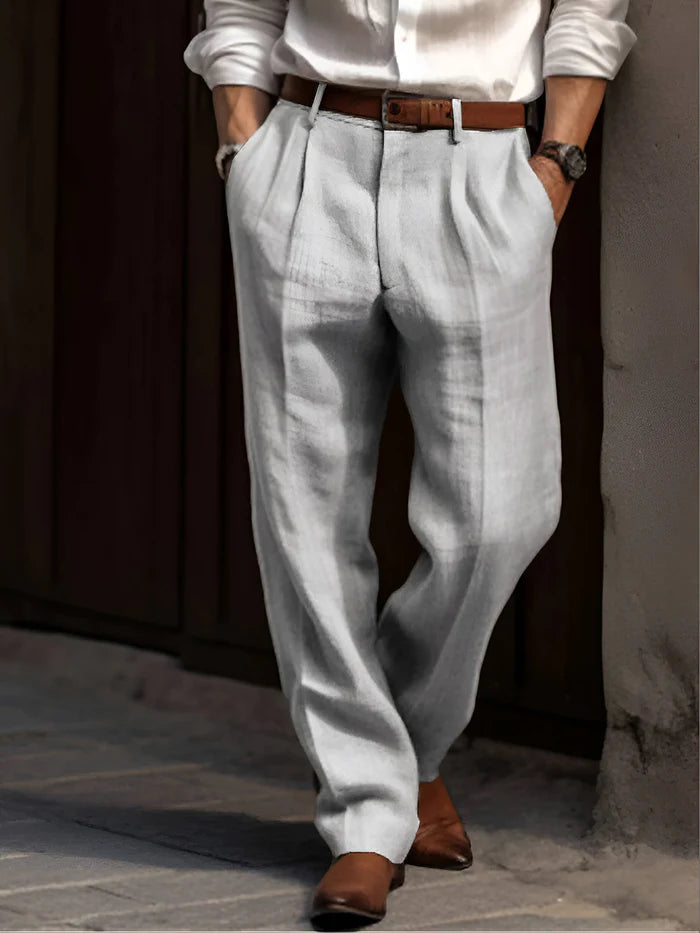 Channing | Men's Straight Leg Front Pleat Dress Pants