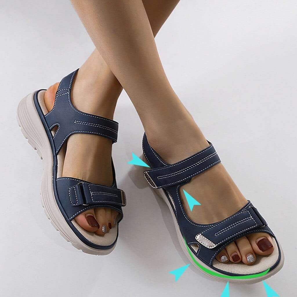 Charleen | Women's Adjustable Strap Platform Wedge Sandals