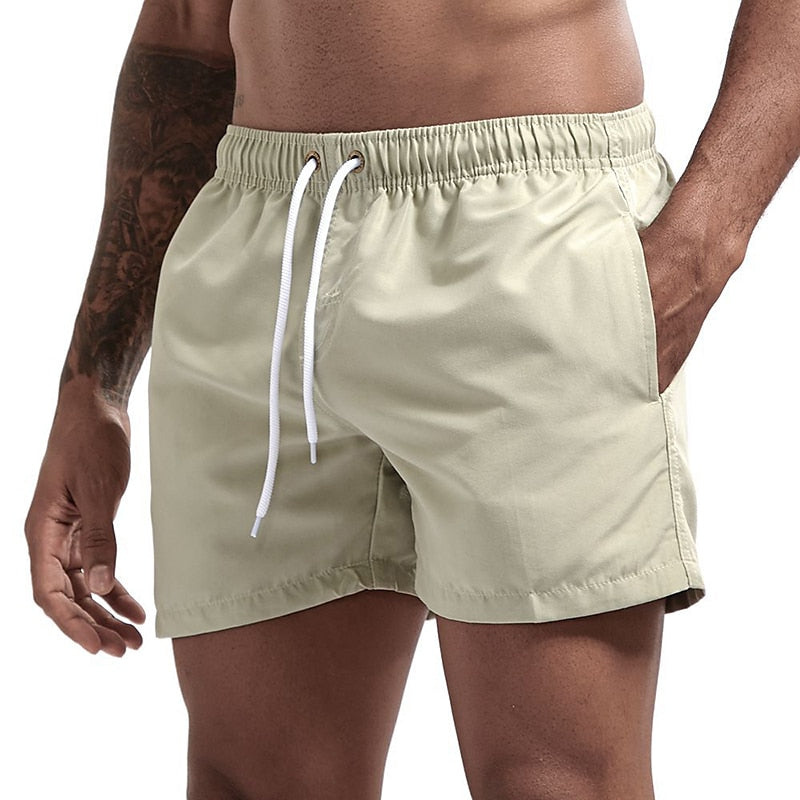Charles | Men’s Drawstring Pool Summer Shorts