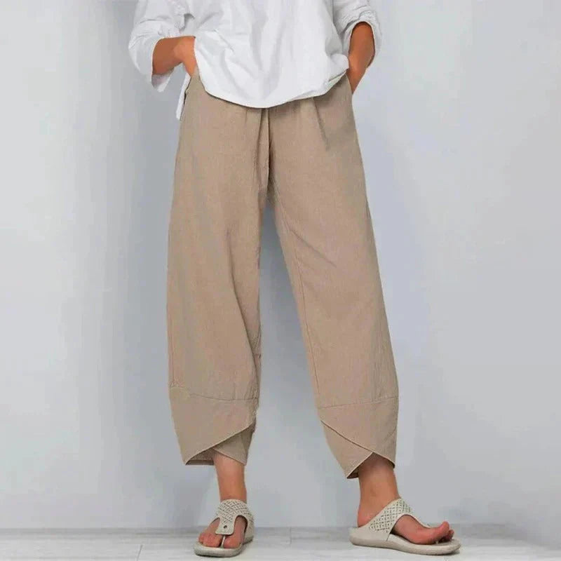 Chastity | Women's Pockets Cropped Summer Pants