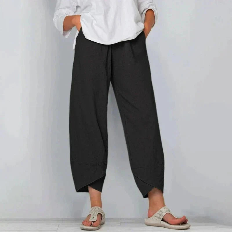 Chastity | Women's Pockets Cropped Summer Pants