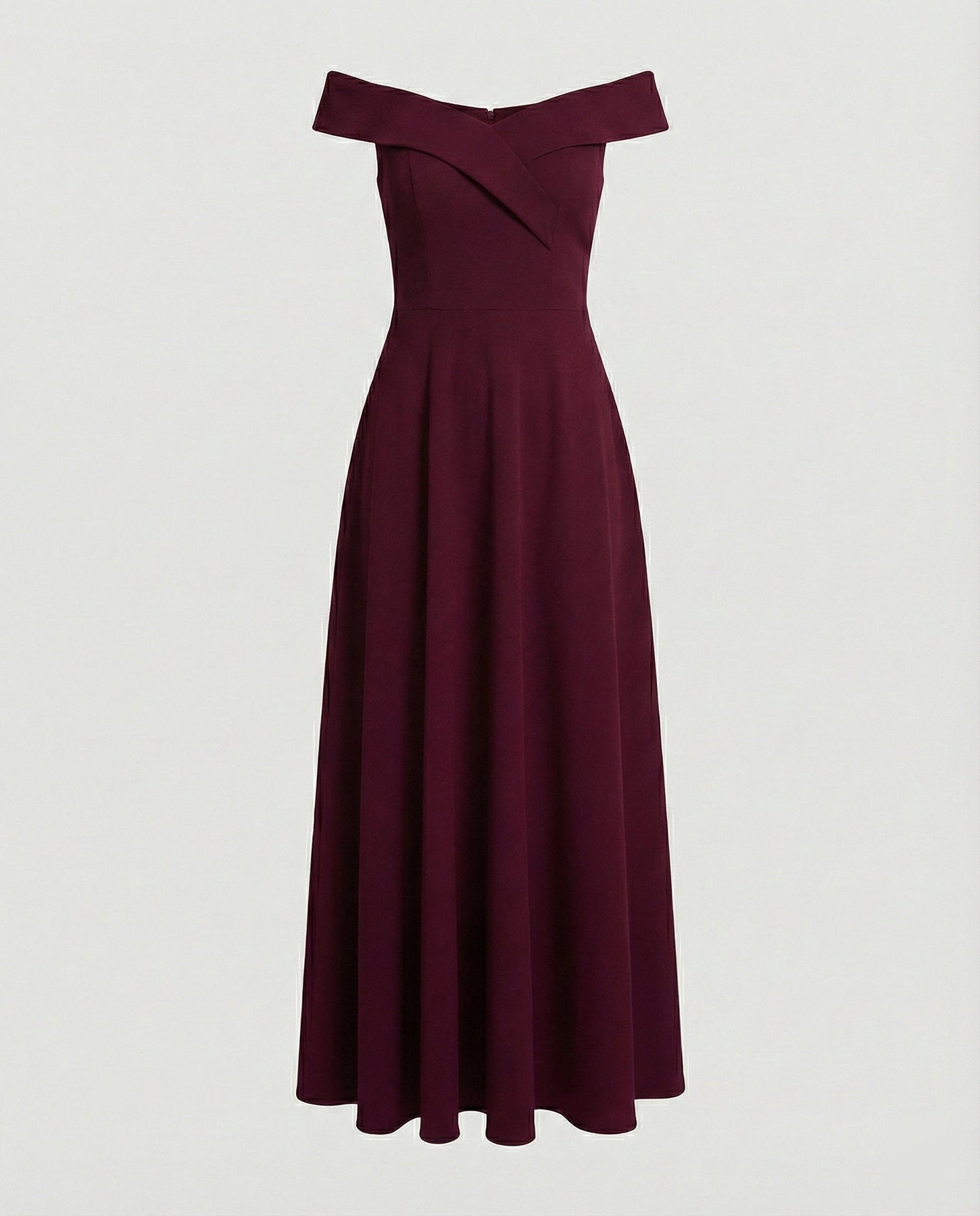 Clarice | Women's Off Shoulder A Line Flowy Wedding Guest Dress