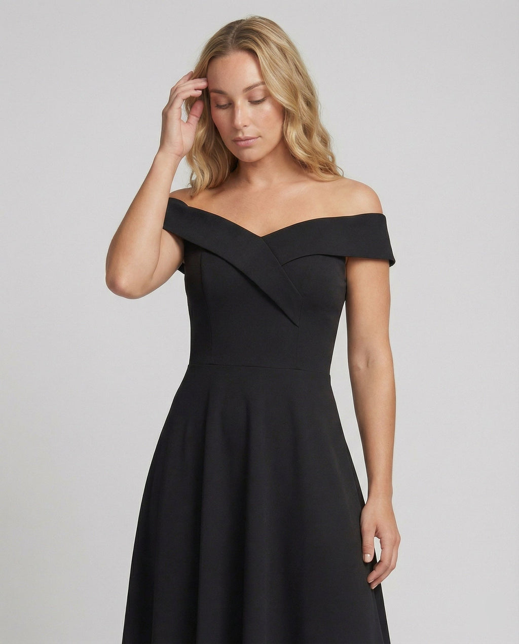Clarice | Women's Off Shoulder A Line Flowy Wedding Guest Dress