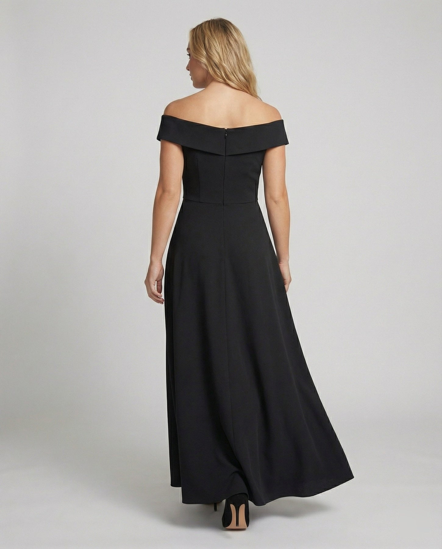 Clarice | Women's Off Shoulder A Line Flowy Wedding Guest Dress