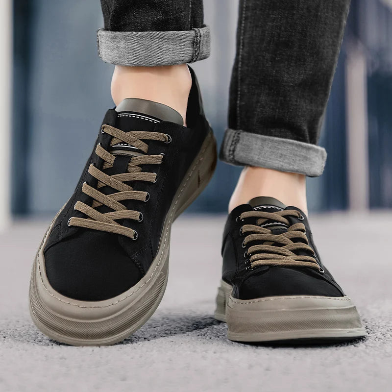 Coltrane | Men’s Low Top Lace Up Closed Toe Sneakers