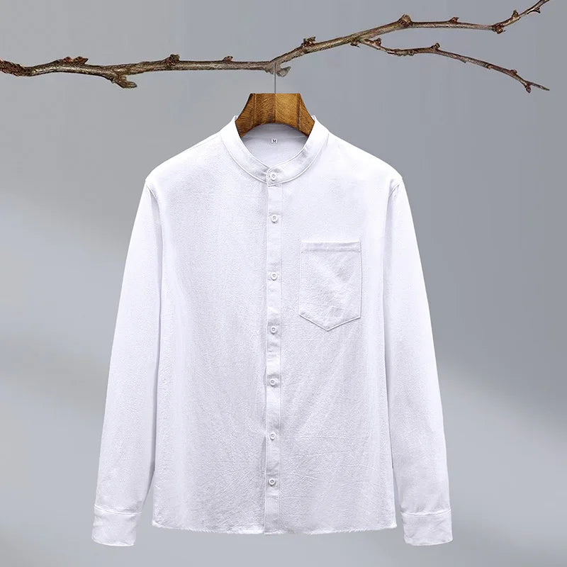 Compton | Men’s Long Sleeve Button Front Collared Shirt