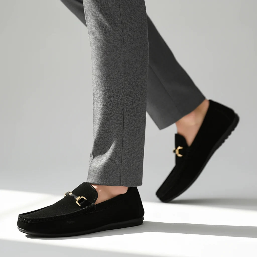 Constance | Men’s Buckle Slip On Closed Toe Dress Loafers