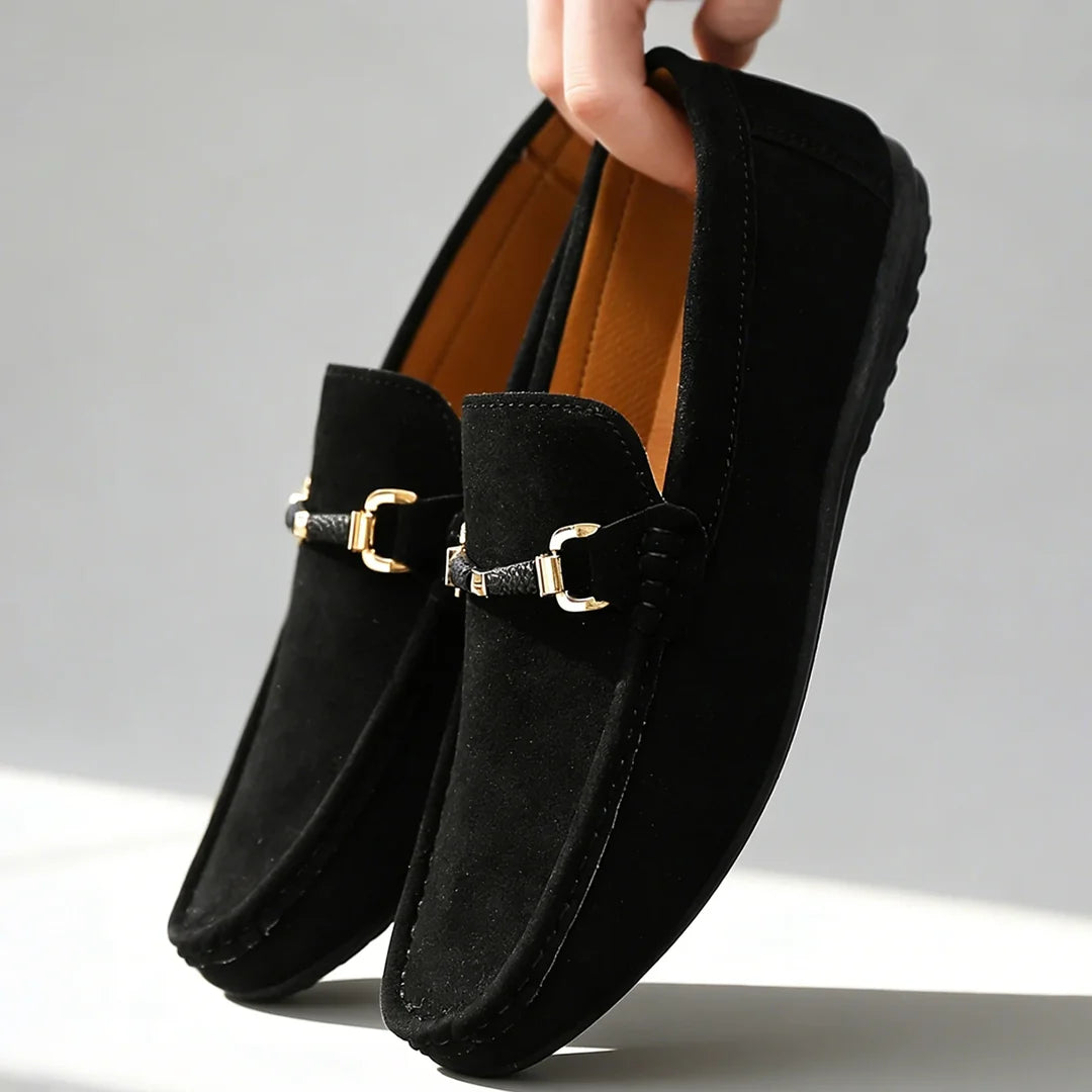 Constance | Men’s Buckle Slip On Closed Toe Dress Loafers