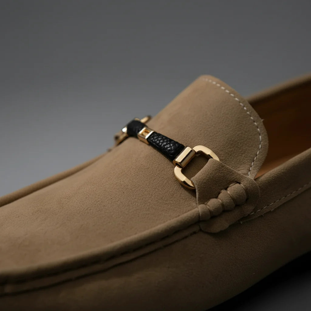 Constance | Men’s Buckle Slip On Closed Toe Dress Loafers
