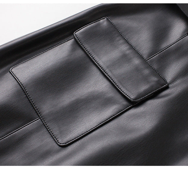 Daesha | Women's Asymmetrical Buckle Pocket Skirt