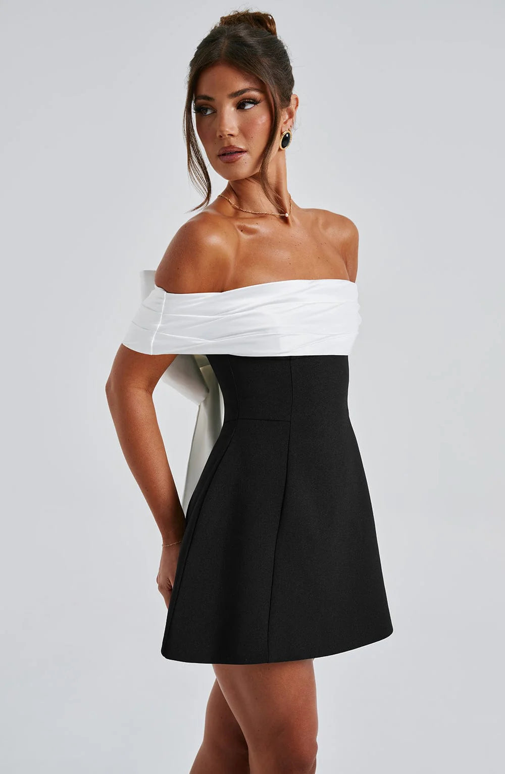 Daisy | Women's Off Shoulder A Line Grad Party Dress
