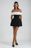 Daisy | Women's Off Shoulder A Line Grad Party Dress