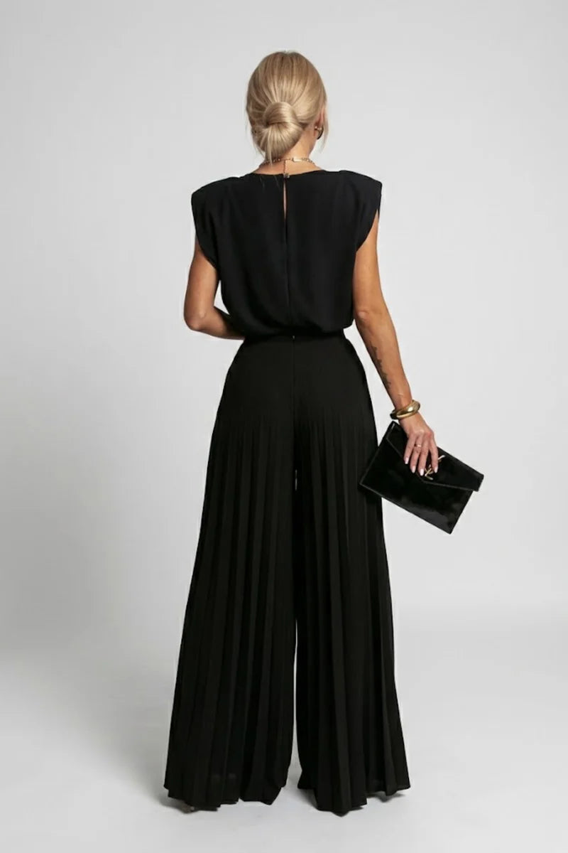 Daisy | Women’s Round Neck Sleeveless Two Piece Set